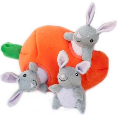 ZippyPaws Burrow Králiky v mkrve 23 cm