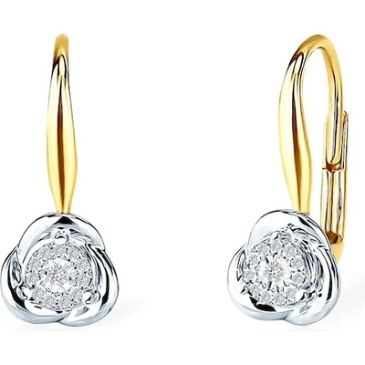 SAVICKI обеци: злато. диаманти