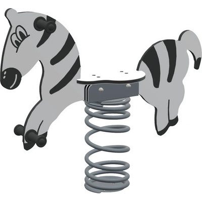 Sapekor pružinová hojdačka Zebra