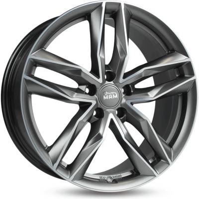 MAM RS3 8x18 5x112 ET30 palladium polished