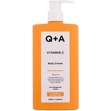 Q+A Vitamin C hydratační vyživující a ochranný tělový krém 250 ml