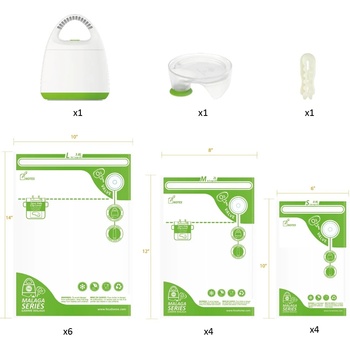 Fosa Home Торбички за вакуумиране с адаптер Fosa Home - Malaga, 14 броя (FOSA VB 40013)