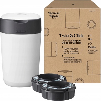 Tommee Tippee Pokročilý koš na pleny Twist and Click – Zboží Dáma