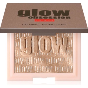 PUPA Milano Glow Obsession компактна озаряваща пудра цвят 100 - Light Gold 6 гр