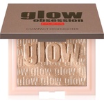 PUPA Milano Glow Obsession компактна озаряваща пудра цвят 100 - Light Gold 6 гр