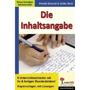Die Inhaltsangabe | Friedel Schardt, Ulrike Stolz (ISBN: 9783866328983)