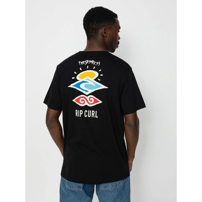 Rip Curl Search Icon pánske tričko s dlhým rukávom black