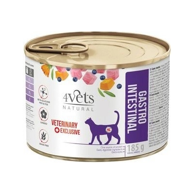 4Vets Natural Cat Gastro Intestinal 185 g