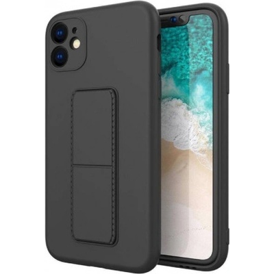 Púzdro MG Kickstand silikónové Xiaomi 10X 4G / Note 9, čierne