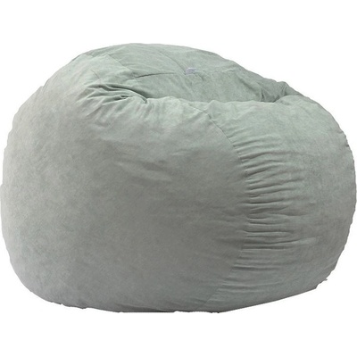 PUFRELAX Пуф, Барбарон, 600л. , King Size - Light Mint, Перящ се калъф, Трансформира се в легло, Пълнеж с микс от мемори пяна и дунапрен, Гама Premium (PUF-M-K-PT-LM)