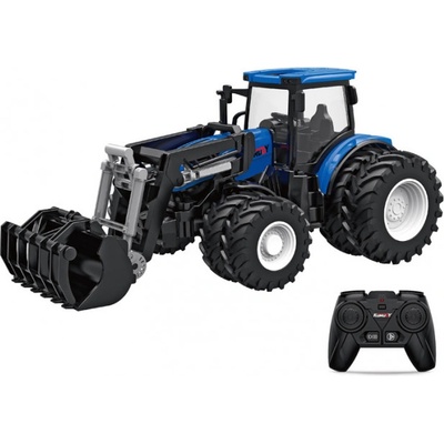 IQ models RC TRAKTOR s kombinovaným čelním nakladačem a dvojitými koly 1/24 RC_303236 RTR 1:24