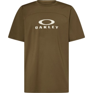 Oakley Мъжка фланелка с къс ръкав за колоездене Oakley Free Ride RC S/S Jersey Cycling jersey - Army Green (056-3220-0611)
