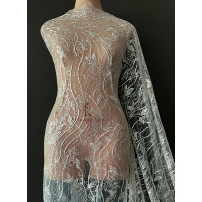 Čipka (LDR-113) Off-white (Mléčno biela) (#1)