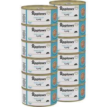 Applaws Консерва за котки с риба тон в желе 12 x 70 г