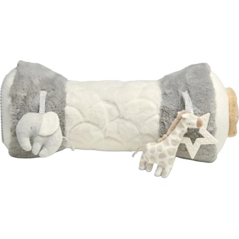 Image 1 of Mamas & Papas Мека играчка Mamas & Papas - Tummy Time Roll, Welcome to the world, Grey (7437XT301)