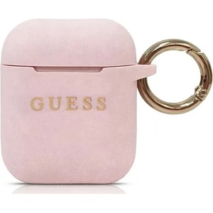 Guess AirPods калъф розов силикон GUACCSILGLLP