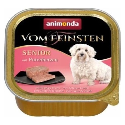 Animonda Vom Feinsten Senior Dog krůtí srdce 11 x 150 g