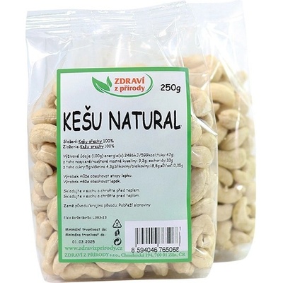 Zdraví z přírody Kešu 250 g