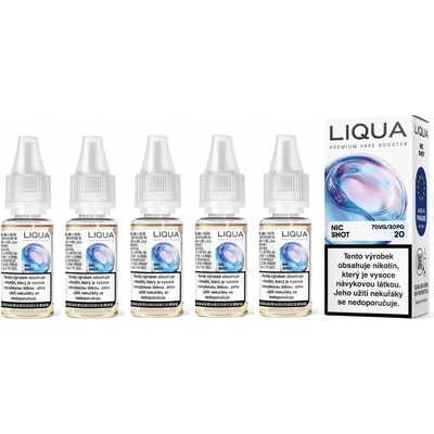 Liqua Nic Shot Booster PG30/VG70 5x10 ml 20 mg