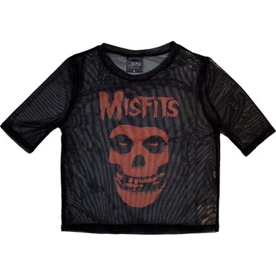 Misfits Tričko Orange Logo & Skull Ladies Black – Zboží Dáma