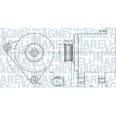 generátor MAGNETI MARELLI 063731910010