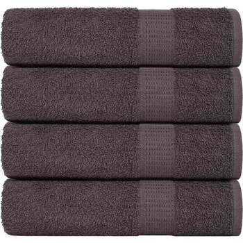 vidaXL Кърпи за баня FROGN 4 бр. Антрацит 100x150 см 360 г/м2 (136690)