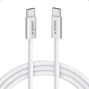 Anker Кабел с бързо зареждане за устройства с USB-C порт - Anker Zolo USB-C to USB-C Cable 240W (180 см) (сив) (A8060H22)