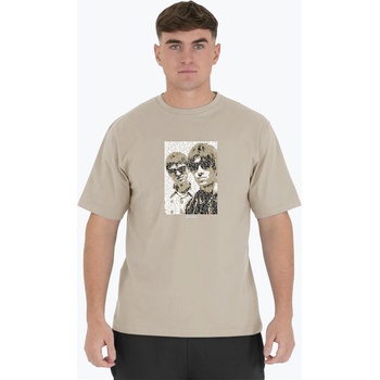 Peaceful Hooligan Тениска Peaceful Hooligan Men's Peaceful Brothers Regular Fit T-Shirt - Stone