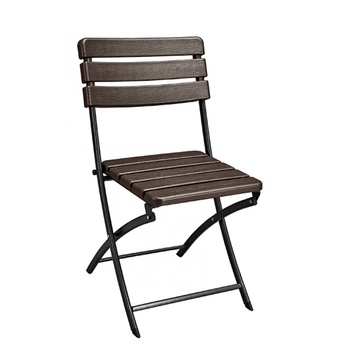 Mira-N HORECANO Сгъваем стол PLASTIC WOOD КАФЯВ 55x46xh81 см (YC-043) (0195347)