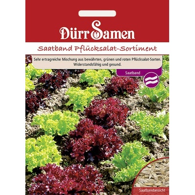 Dürr Samen Výsevný pásik - sortiment listového šalátu - 1 bal.