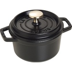 Staub Тенджера за готвене 14 cm, 0, 8 l, черен, чугун, Staub (ST1101425)