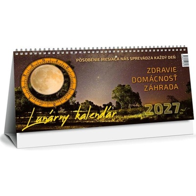 Press Group Stolový stĺpcový 28,5 x 13 cm Lunárny 2027