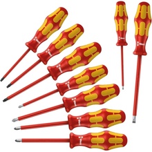 Wera 160i/162i/167i/9 súprava skrutkovačov, plochý, krížový PH, krížový PZ, Torx, 9-dielna, 05133355001; 05133355001
