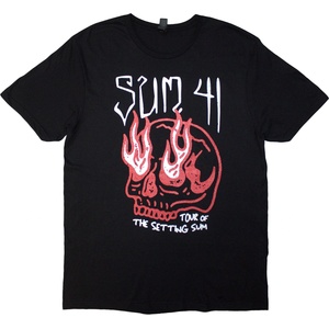Sum 41 Tour '24 Skull (Back Print & Ex-Tour) Black XL Риза (SUMTS20MB04)