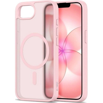 Tech-Protect Magsafe Калъф за iPhone 17e/ 16e, Tech-Protect BasicMag Matte Case, Розов (5906302339778)