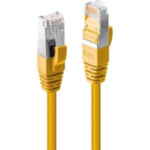 Lindy Пач кабел LINDY 47868, S/FTP, Cat. 6A, 10m, жълт (47868)