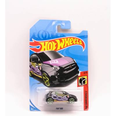 Mattel Hot Wheels Fiat 500 Černý