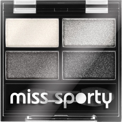 Miss Sporty Quattro Studio Quadruple oční stíny 404 Real Smoky/Smoky Black 5 g – Zboží Dáma