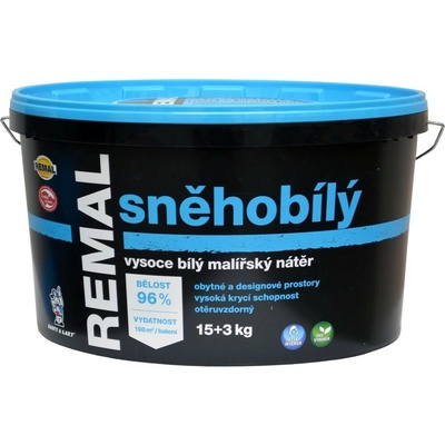 REMAL EXPERT - Snehobiela interiérová farba biela 15 + 3 kg