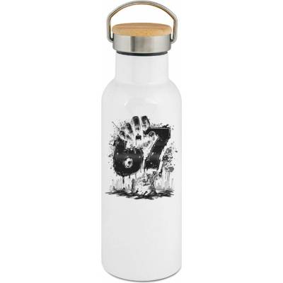 123TRIKO termoska Six Seven, Graffiti Hand, černý tisk 500 ml