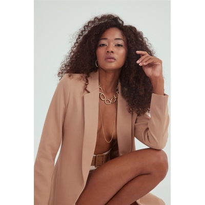 Base Дамско вталено сако - Камел #309310 (309310_Камел)