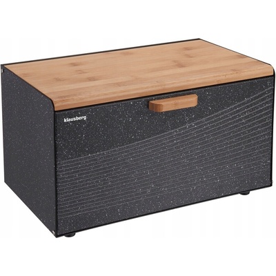 Jednodílný chlebník Klausberg černý ocel – Zboží Dáma