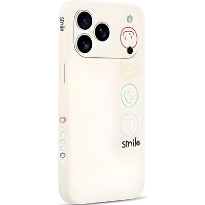 Apple Pnakqil защитен калъф Smile за Apple iPhone 17 Pro Max - Бежов KP39901