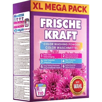 Frische Kraft Color 6v1 prací prášek 110 PD