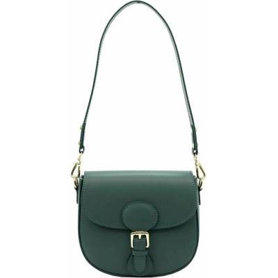 Luka dámska kožená kabelka Sea Blue Crossbody Elegance Natural Leather
