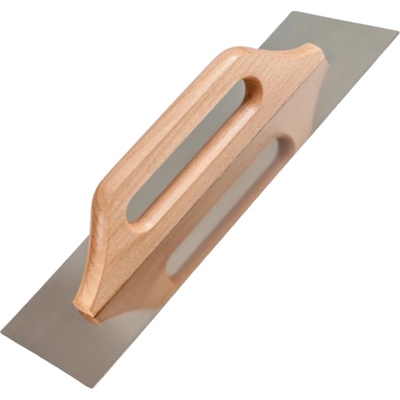 Hladidlo nerezové hladké 320x130mm s drevenou rúčkou