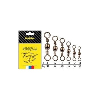 Delphin Obratlík Barrel Swivel A-02 10 ks