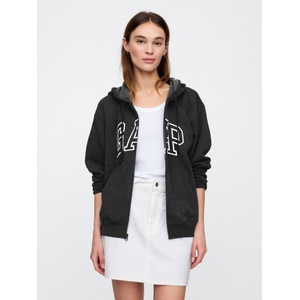GAP Суитшърт с цип и лого на Gap GAP | Siv | ЖЕНИ | XXS - zoot - 105,60 лв