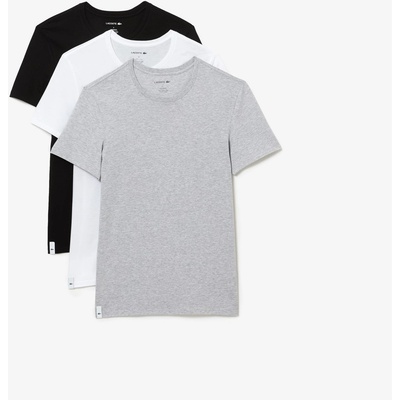 Lacoste Тениска Lacoste Men's Underwear Knit T-Shirt - White/Silver