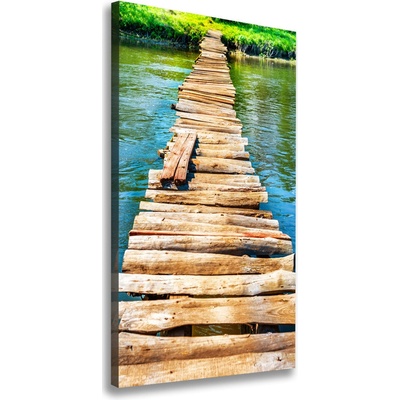 Vertikálny foto obraz canvas Drevený most 50x100 cm